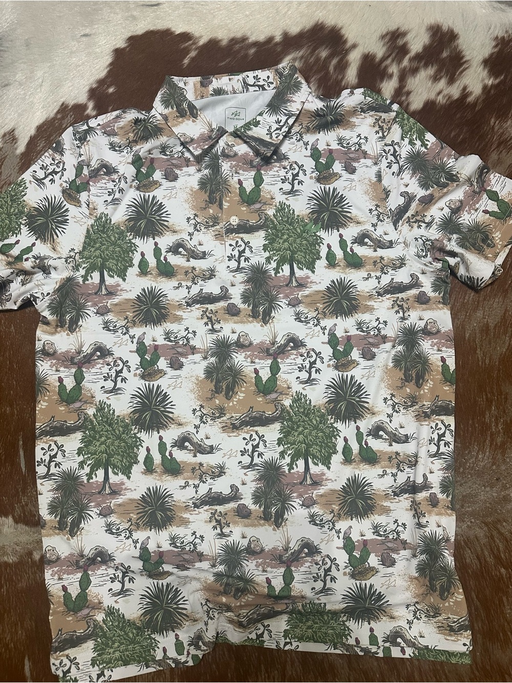 Men's Desert/South Texas Camo Two Dove Polo